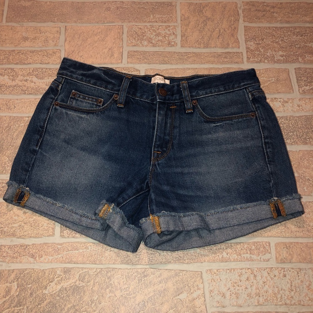 J Crew •• 25 Women’s Cuffed Jean Shorts